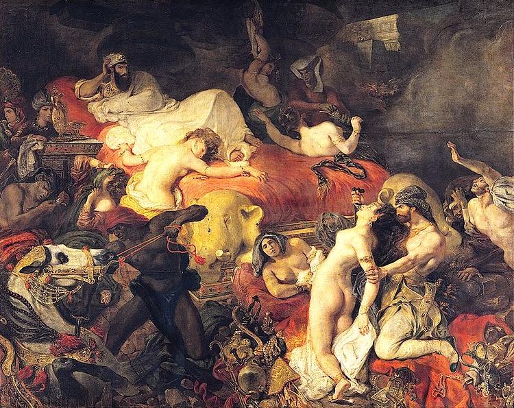 Eugene Delacroix La Mort de Sardanapale oil painting picture